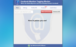 Facebook Mention Tagging Blocker V1.3.1