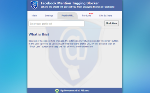 Facebook Mention Tagging Blocker V1.3.1